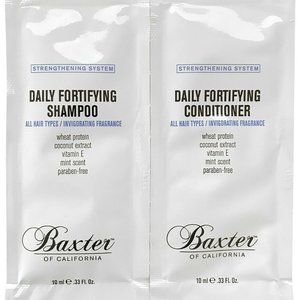 Baxter Of California “DAILY FORTIFYING” Hair Care Sample Duo